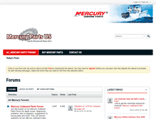 Tablet Screenshot of mercurypartsus.com